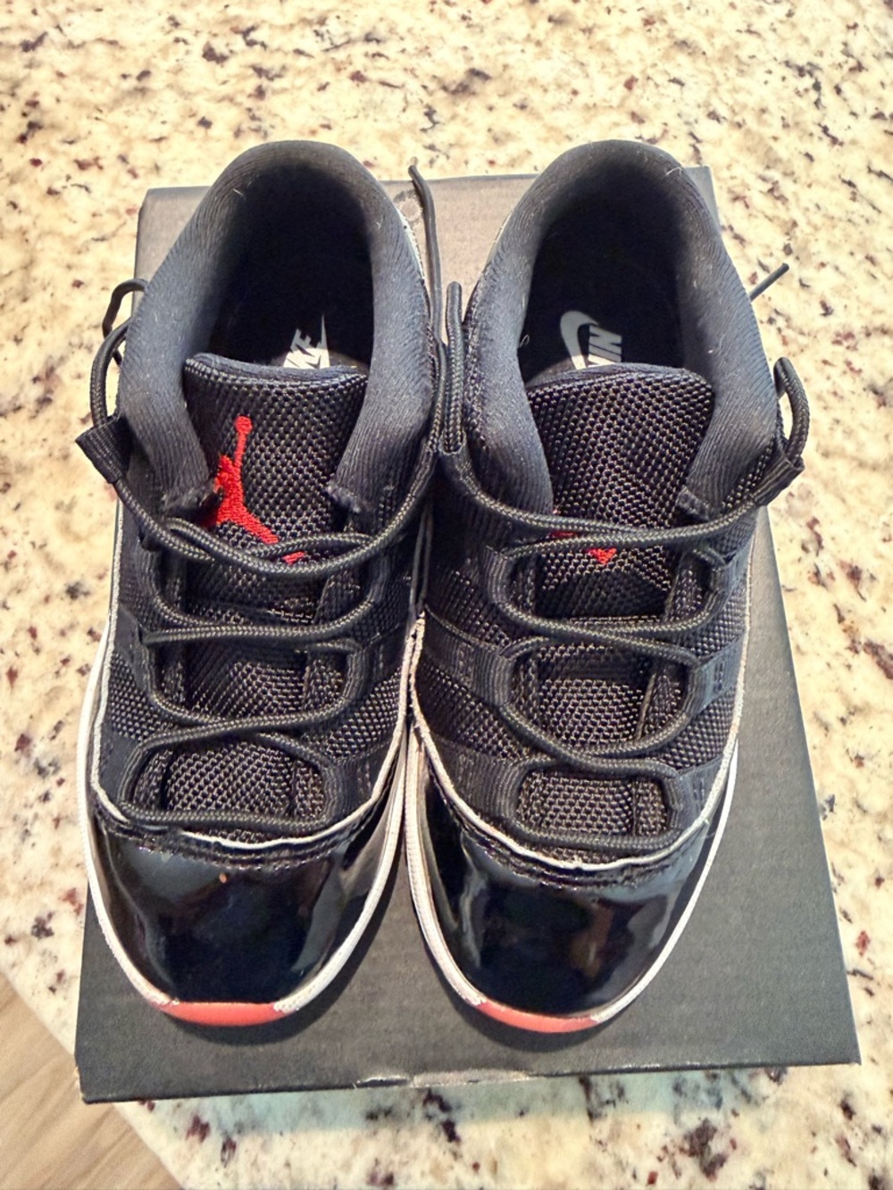 Nike Air Jordan Retro 11 Low Toddler Black & Red